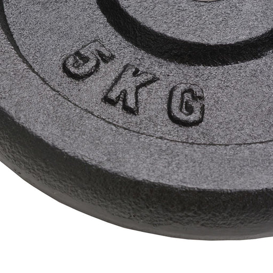 NNEVL Weight Plates 4 pcs 4x5 kg Cast Iron