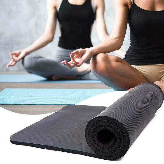 Yoga mat, with gift bag, 3 colors - black