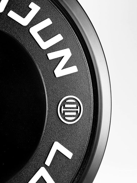 D Series Black Rubber Barbell Plates (150KG) - Weight Set