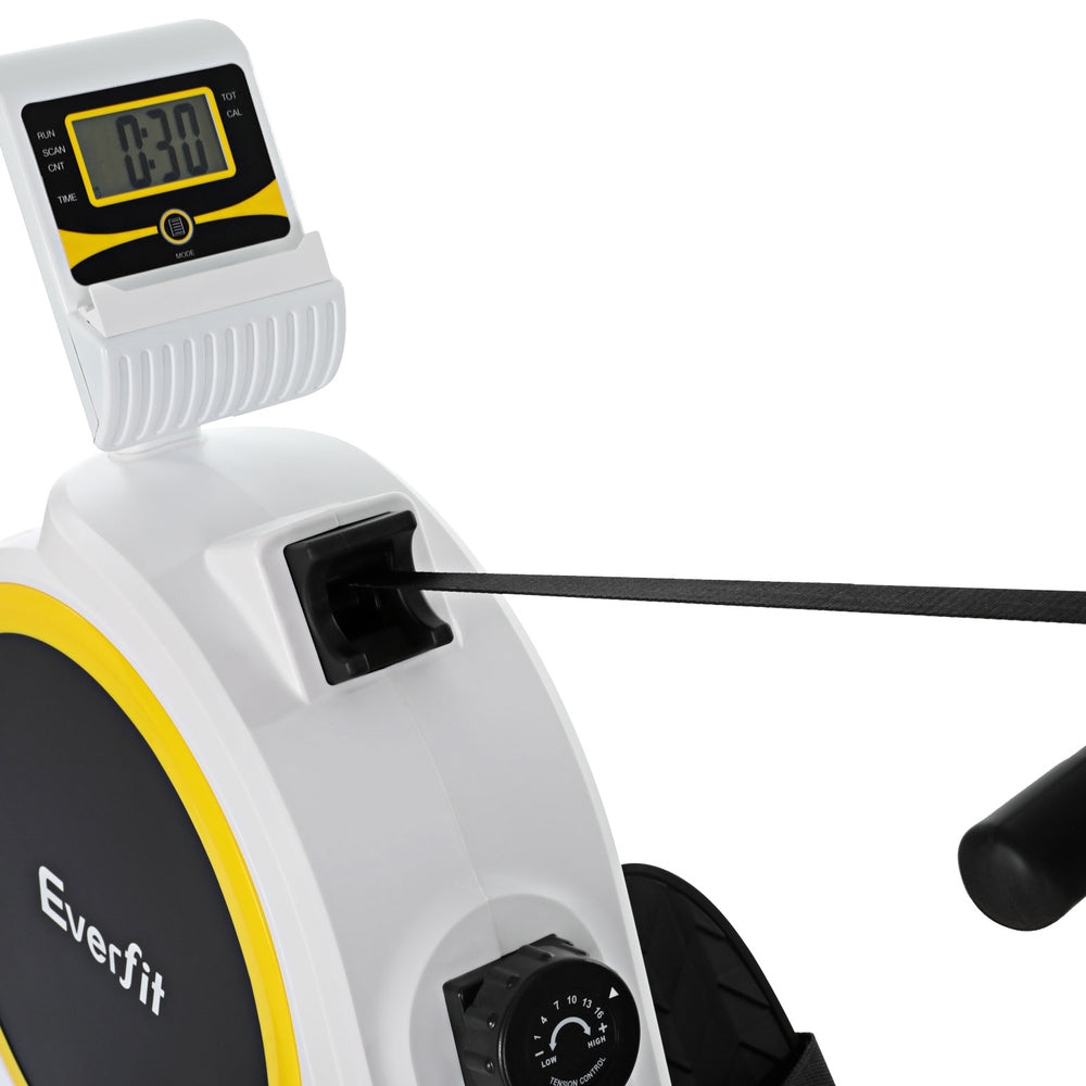 NNEDSZ Rowing Machine 16 Levels Magnetic Rower Home Gym Cardio Workout