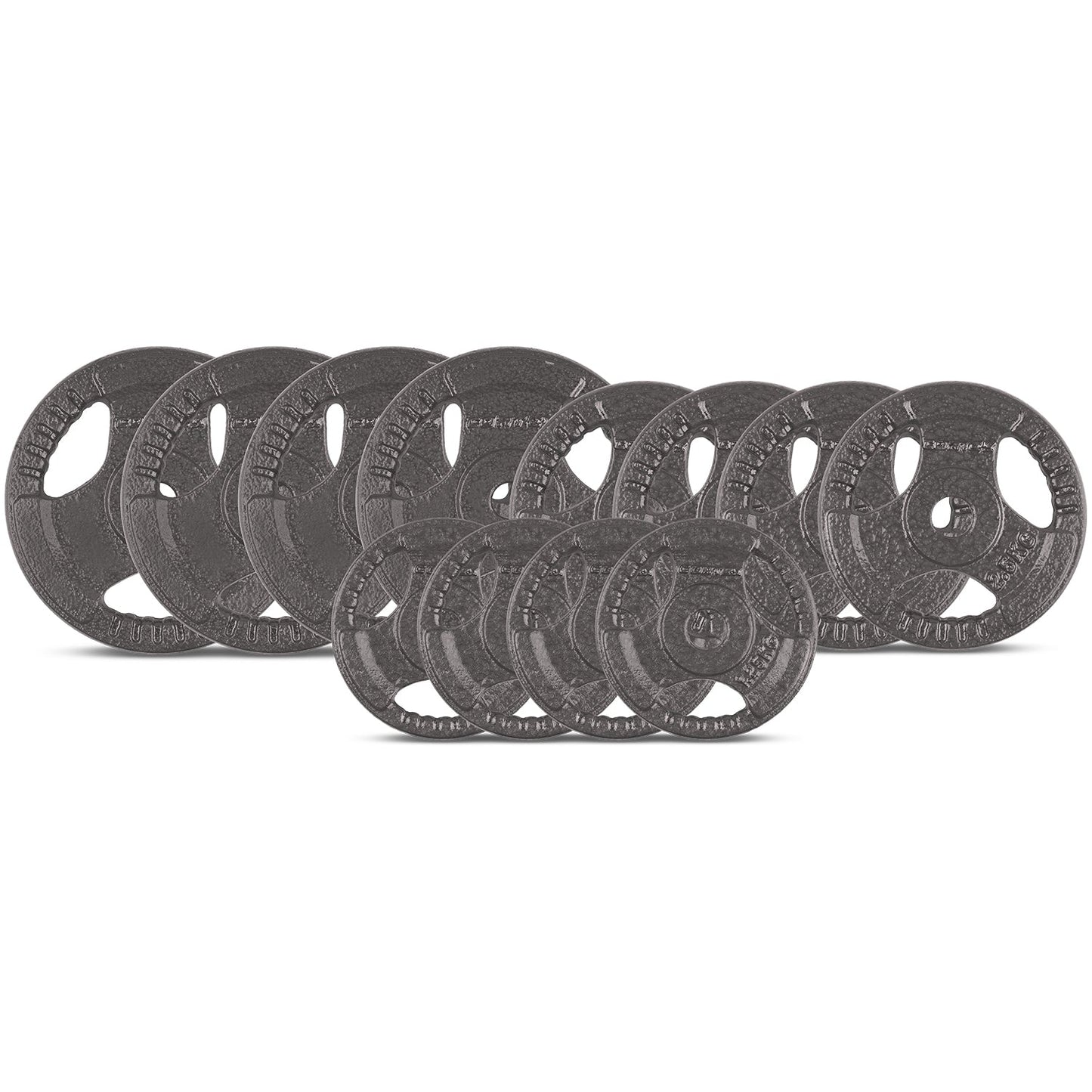NNEDSZ 35kg Tri-Grip Standard Weight Plate Set 25mm