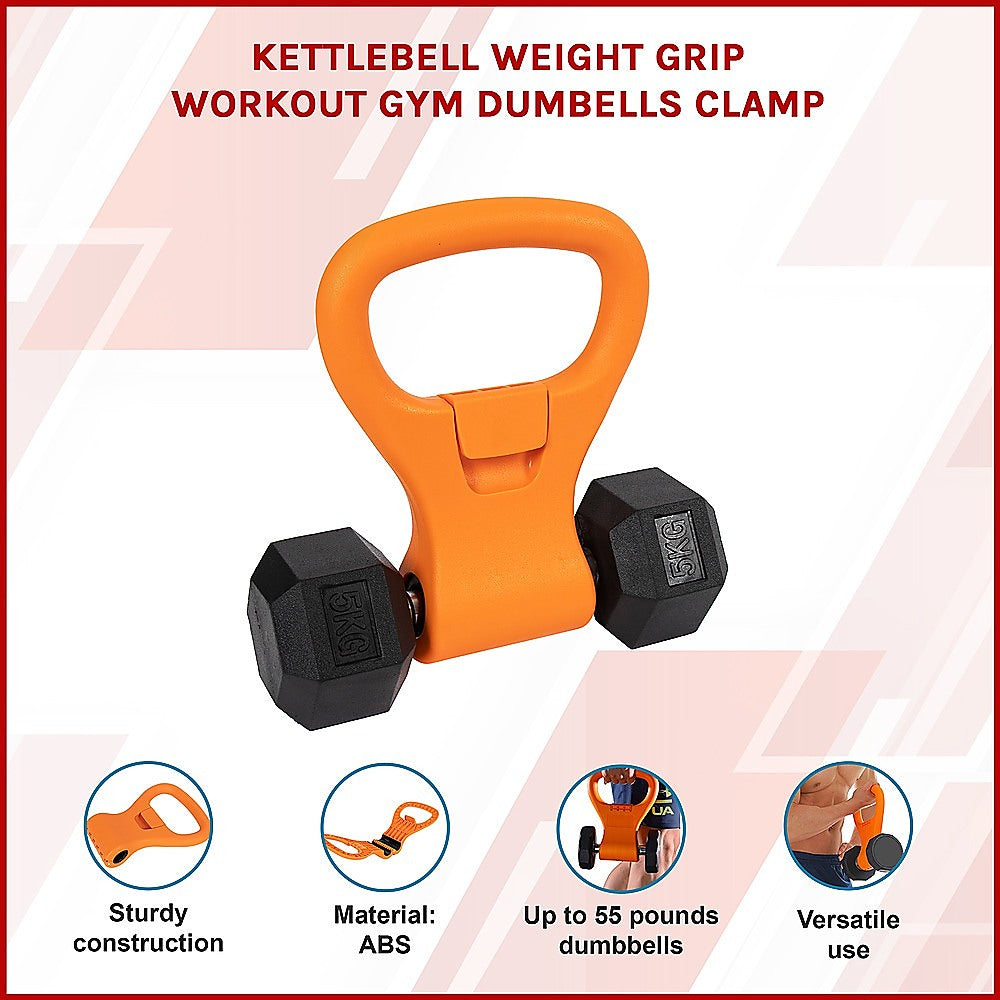 NNEDSZ Kettlebell Weight Grip Workout Gym Dumbells Clamp
