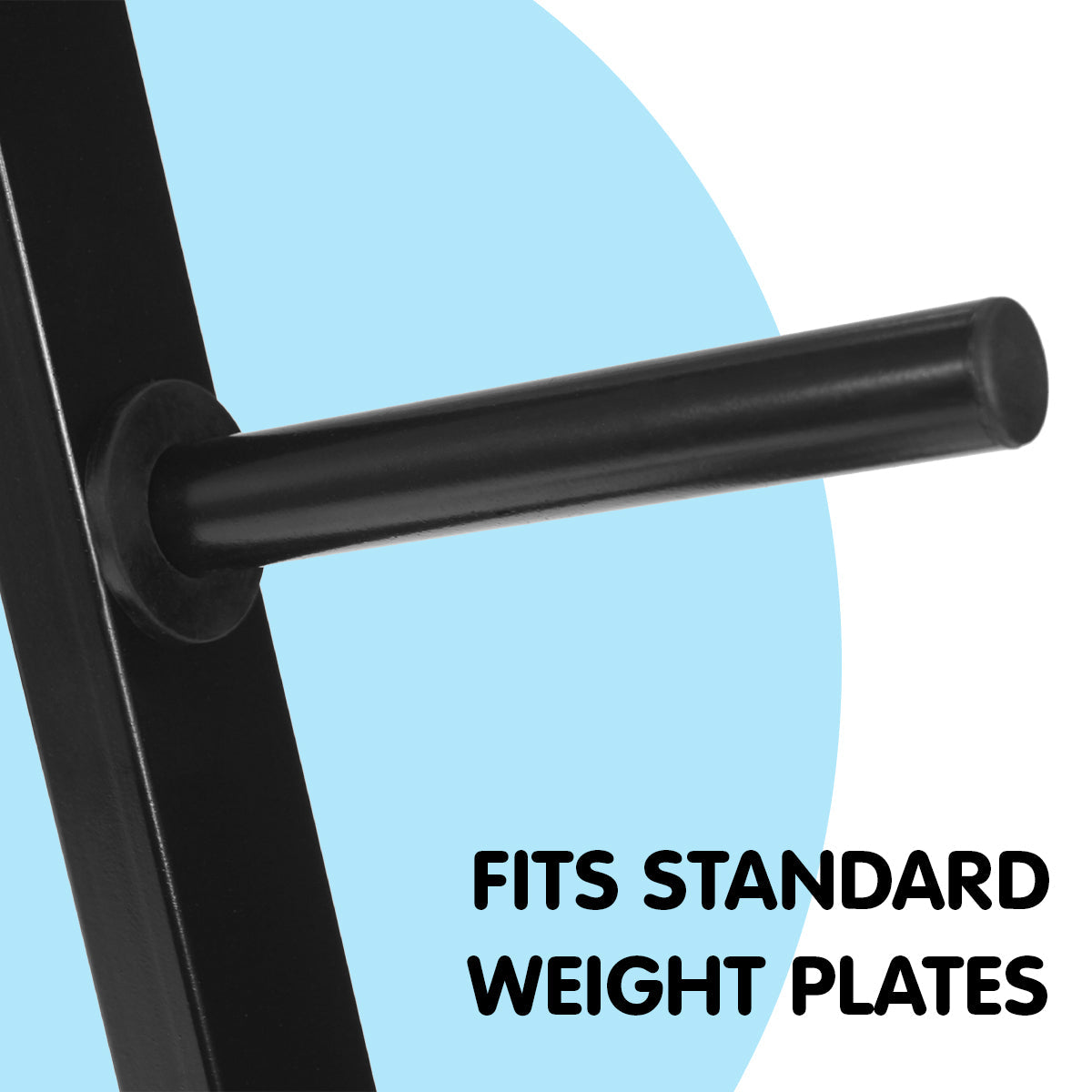NNEDPE Powertrain Weight Plates Storage Home Gym Rack