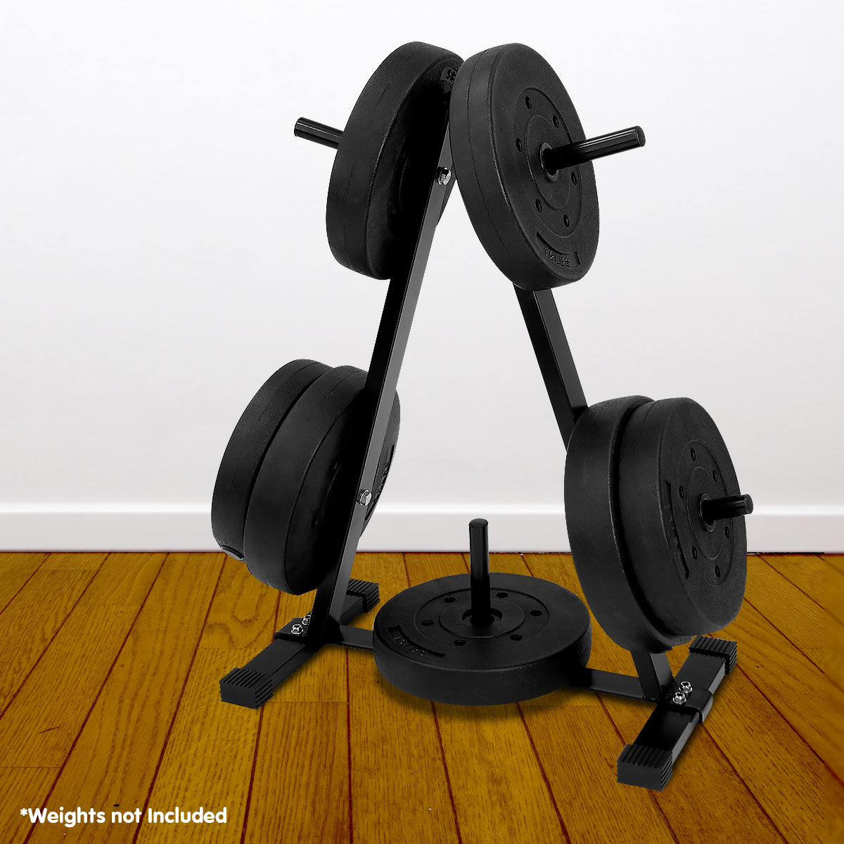 NNEDPE Powertrain Weight Plates Storage Home Gym Rack
