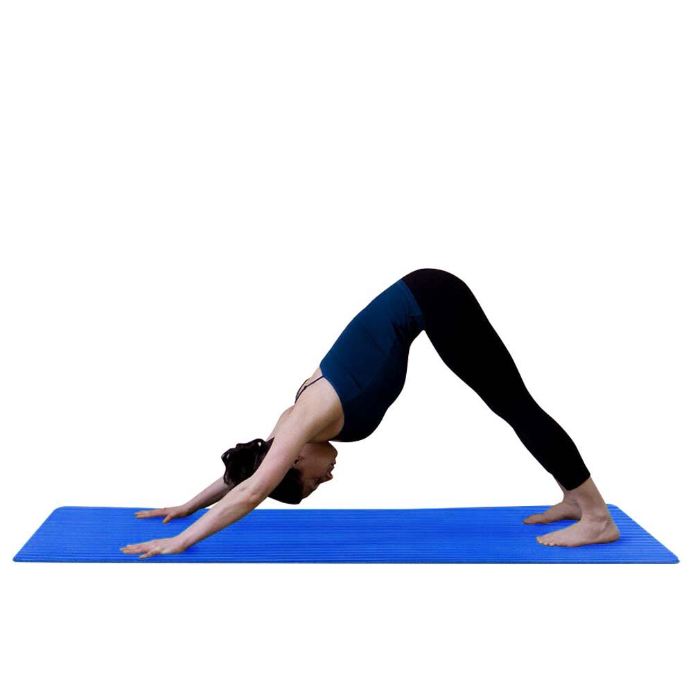 Yoga mat, with gift bag, 3 colors - blue