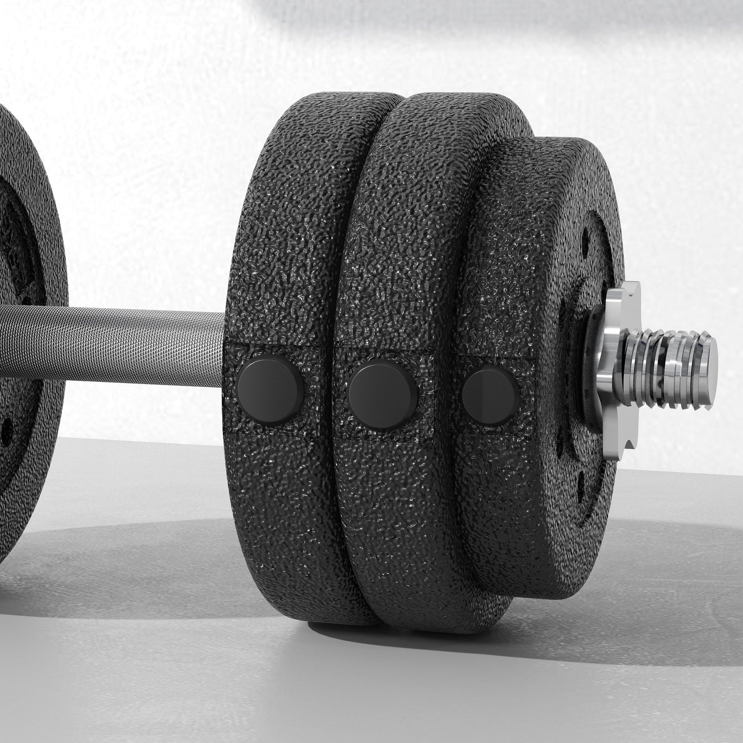 30KG Adjustable Dumbbells Set, Hand Weights Set for Home Gym Weight Lifting Training | HOMCOM