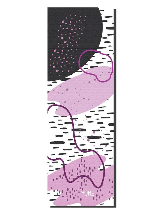 Yoga Mat | 6mm Thick | Pink | Non-Slip | Eco Friendly | Yune Yoga | Boulder