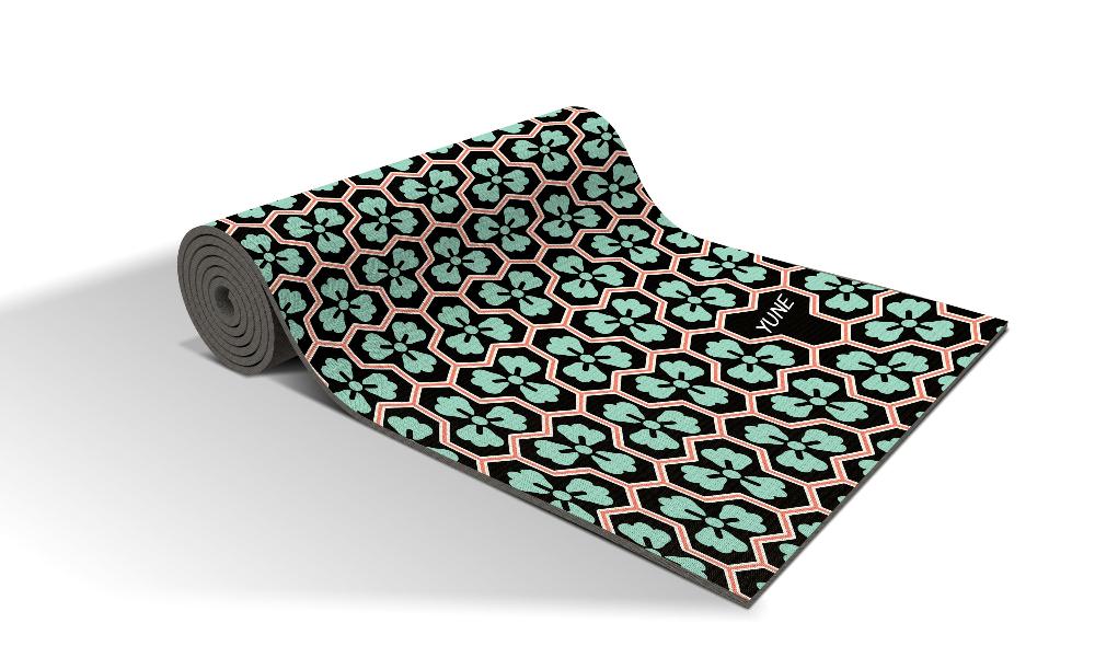 Yoga Mat | 6mm Thick | Black | Non-Slip | Eco Friendly | Yune Yoga | Crow