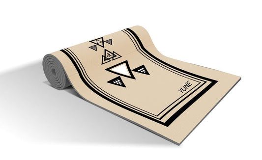 Yoga Mat | 6mm Thick | Striped | Non-Slip | Eco Friendly | Yune Yoga | Mariah