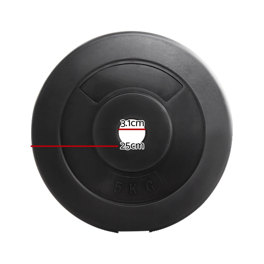 NNEDSZ Weight Plates Standard 2X 5kg Barbell Plate Weight Lifting