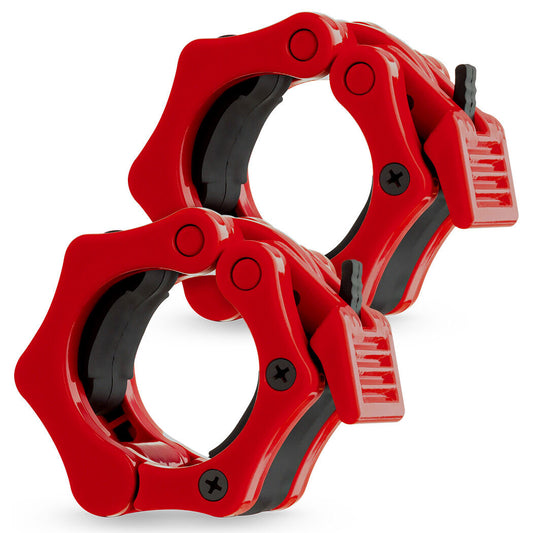 NNEDSZ PROFLEX 2x 50mm Olympic Gym Barbell Collar Lock Clips, for Home Fitness Bodybuilding Weights Training Lock Clips