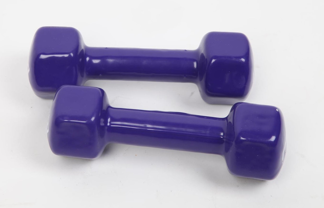 NNEDSZ Dumbbells Pair PVC Hand Weights Rubber Coated