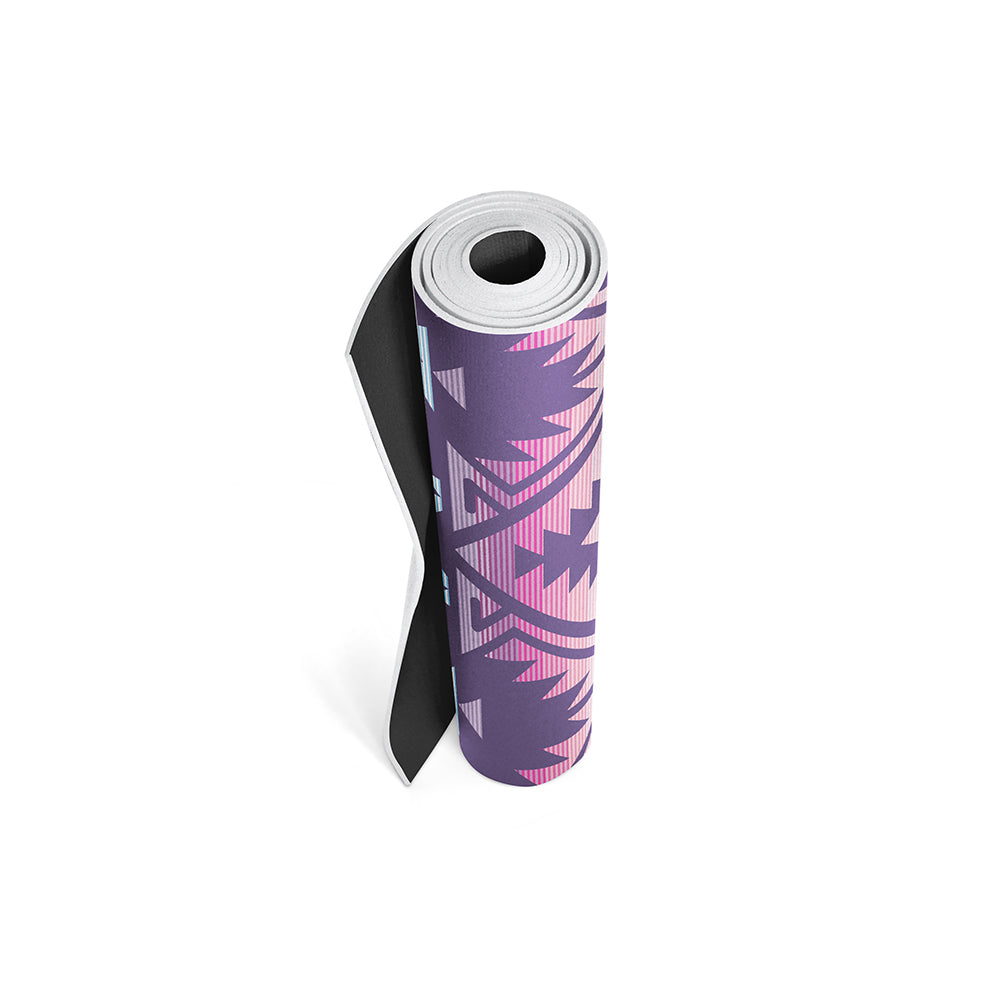 Jerome Midnight Yoga Mat – 6 mm Extra Thick, Double-Sided Non-Slip, Eco-Friendly PER with Deep Purple Midnight Design | Yune Yoga