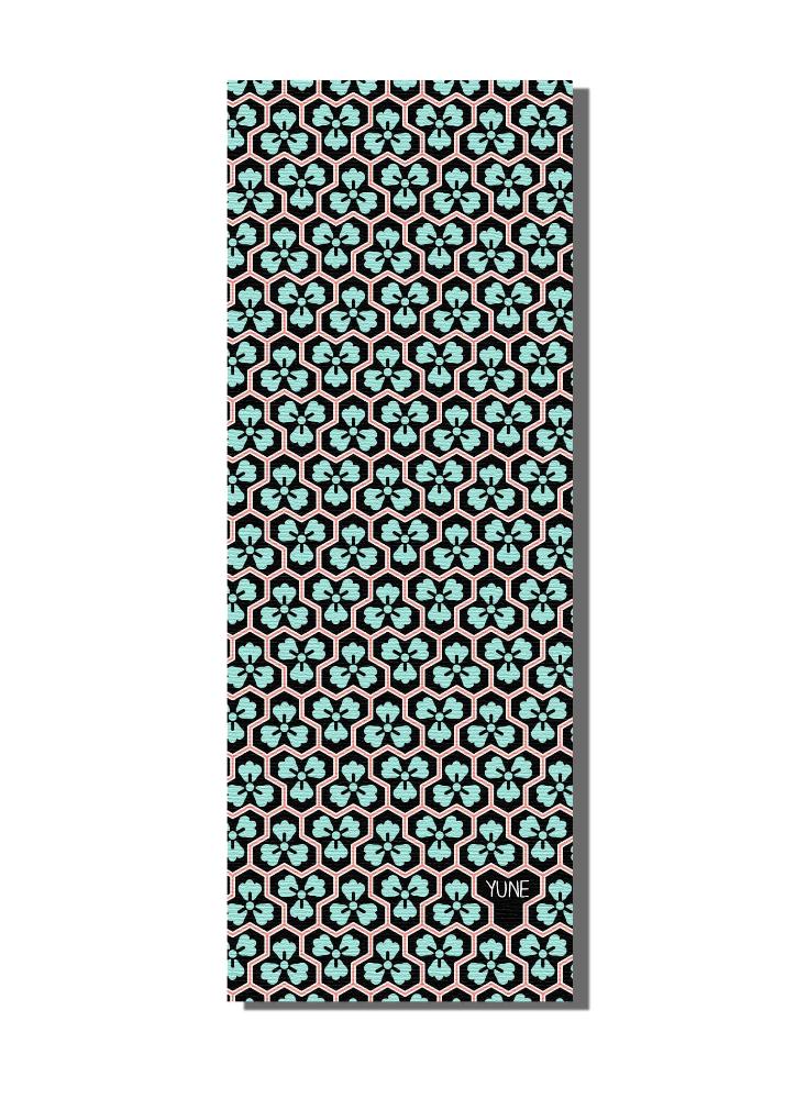 Yoga Mat | 6mm Thick | Black | Non-Slip | Eco Friendly | Yune Yoga | Crow