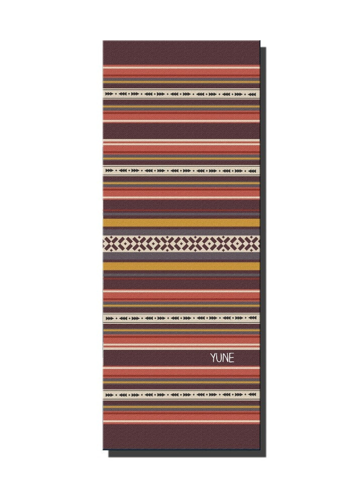 Yoga Mat | 6mm Thick | Striped | Non-Slip | Eco Friendly | Yune Yoga | Kim